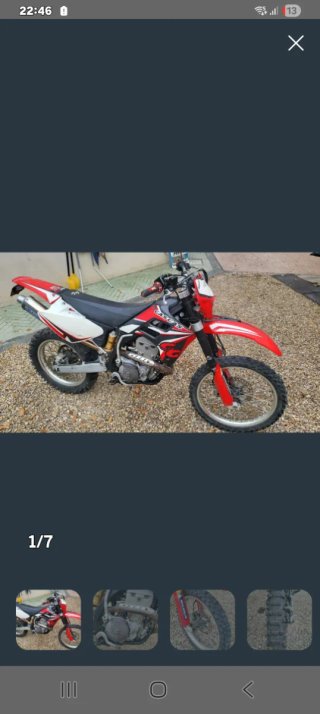 Gas Gas 450cc 4T Matriculada Roja