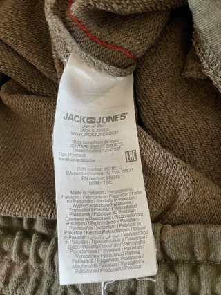 Pantaloncini mimetici Jack & Jones con bande rosse