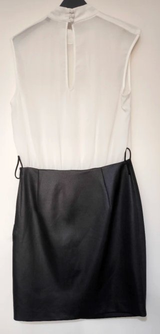 Vestido Mango negro y blanco Talla S/M