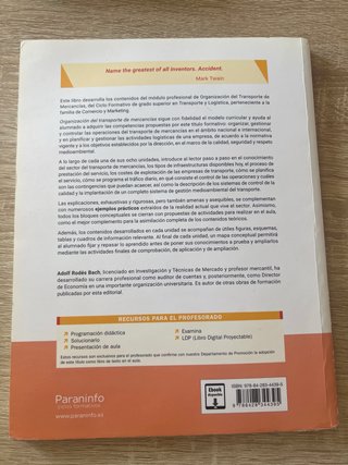 Libros 2º año transporte y logistica colegio parra