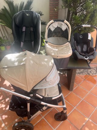 Carrito Bebé UPPAbaby + Capazo + Silla Coche