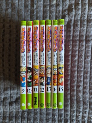 Naruto manga 1-15