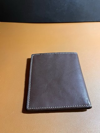 Cartera Billetero Marrón Cuero