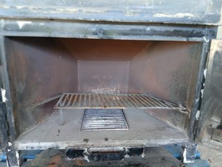 Chimenea de hierro para leña