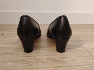 Zapatos de tacón negros para flamenco