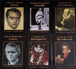 Colección Grandes Biografías 6 tomos