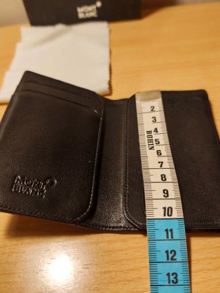 Tarjetero Montblanc Piel 6cc Negro