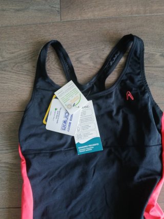 Bañador deportivo HEAD negro y rojo