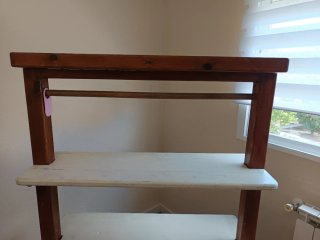 Perchero Vintage Madera con estanterías modulables