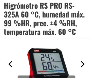 Higrómetro Digital RS PRO BS-325