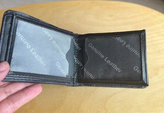 Billetera Estilo LV Damero Gris y Negro