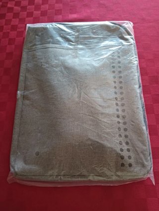 Borsa tracolla porta tablet iPad grigia