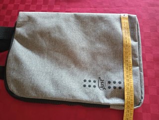 Borsa tracolla porta tablet iPad grigia