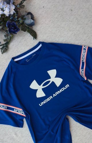 T-shirt -Under Armour Uomo Blu Taglia M