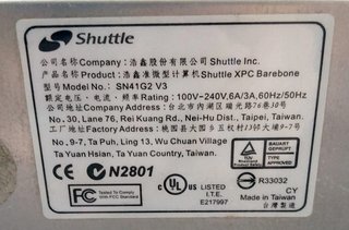 PC Retro Shuttle XPC Barebone SN41G2 V3 + Gráfica