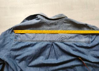 Camisa vaquera talla grande