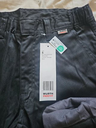 Pantaloncini da lavoro invernali con fodera interna