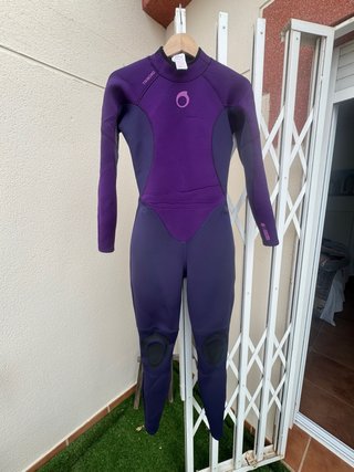Traje de neopreno morado mujer TRIBORD