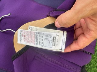 Traje de neopreno morado mujer TRIBORD