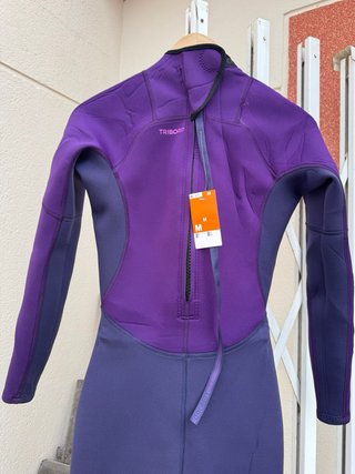 Traje de neopreno morado mujer TRIBORD