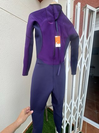 Traje de neopreno morado mujer TRIBORD