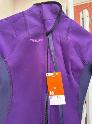 Traje de neopreno morado mujer TRIBORD