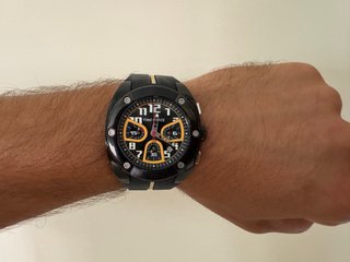 Reloj Time Force Negro y Plateado
