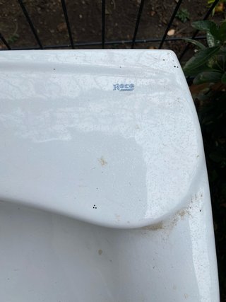 Lavamanos de porcelana blanco