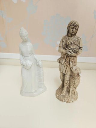 Figuras decorativas de porcelana