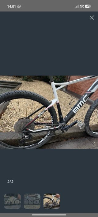 Oferta!! Bicicleta BMC Carbono 29 Talla L Año 2016