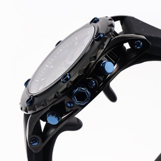Orologio Cronografo Mercury Swiss Made Nero Blu