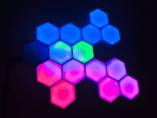 Panel LED Hexagonal RGB DIY