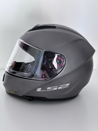 Casco Moto LS2 Gris Oscuro