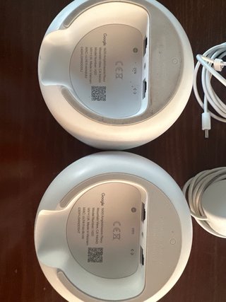 Pacchetto di 2 router Google Nest Wifi, modello H2D, colore bianco