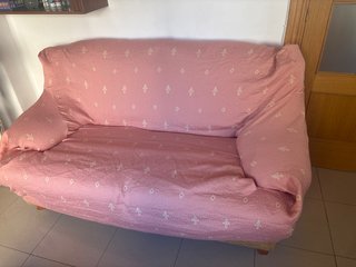 Fundas para sofá color rosa