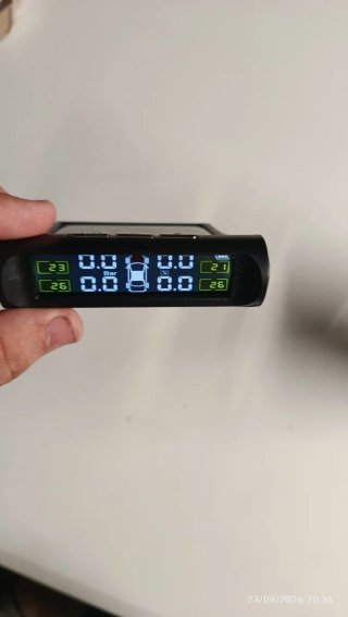 TPMS Solar y monitor Presión Neumáticos