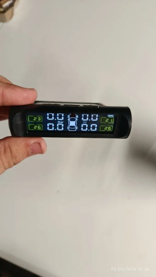 TPMS Solar y monitor Presión Neumáticos