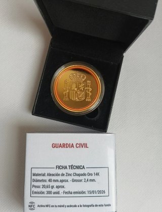 Moneda Guardia Civil de edición limitada