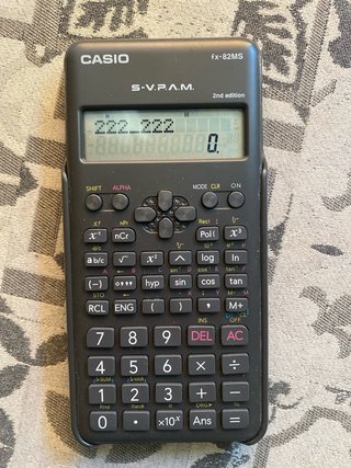 Calculadora científica casio