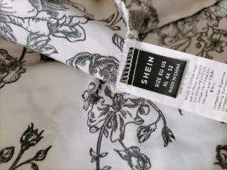Vestido Shein estampado floral