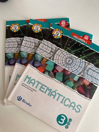 Libro matemáticas tercero de la eso