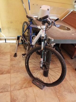 Bicicleta Montaña con rodillo Tacx
