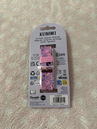 Reloj LED Digital Kuromi Morado Sanrio