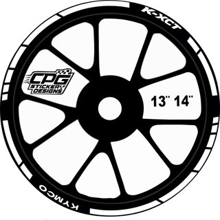 Pegatinas llantas Kymco K-XCT 13 14 pulgadas