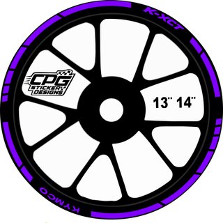 Pegatinas llantas Kymco K-XCT 13 14 pulgadas