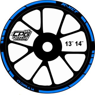 Pegatinas llantas Kymco K-XCT 13 14 pulgadas