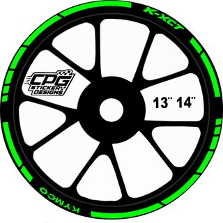 Pegatinas llantas Kymco K-XCT 13 14 pulgadas
