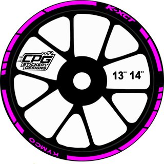 Pegatinas llantas Kymco K-XCT 13 14 pulgadas