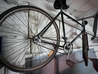 Bicicleta antigua marca Bai Shan frenos de varilla