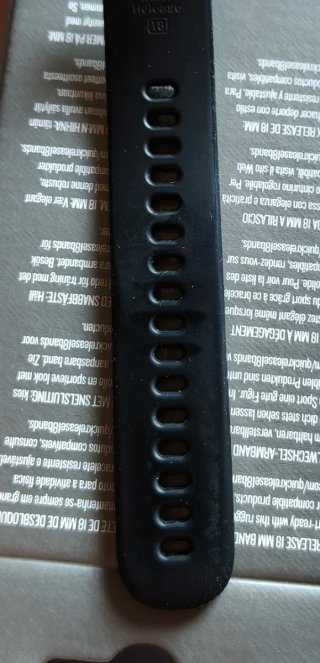 Cinturino Garmin Quick Release 18 mm Nero